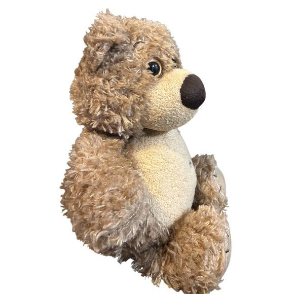 Set Of 2 First & Main Teddy Bears Plush Stuffed Animals Brown 12" & Purple 10" S - Picture 3 of 5